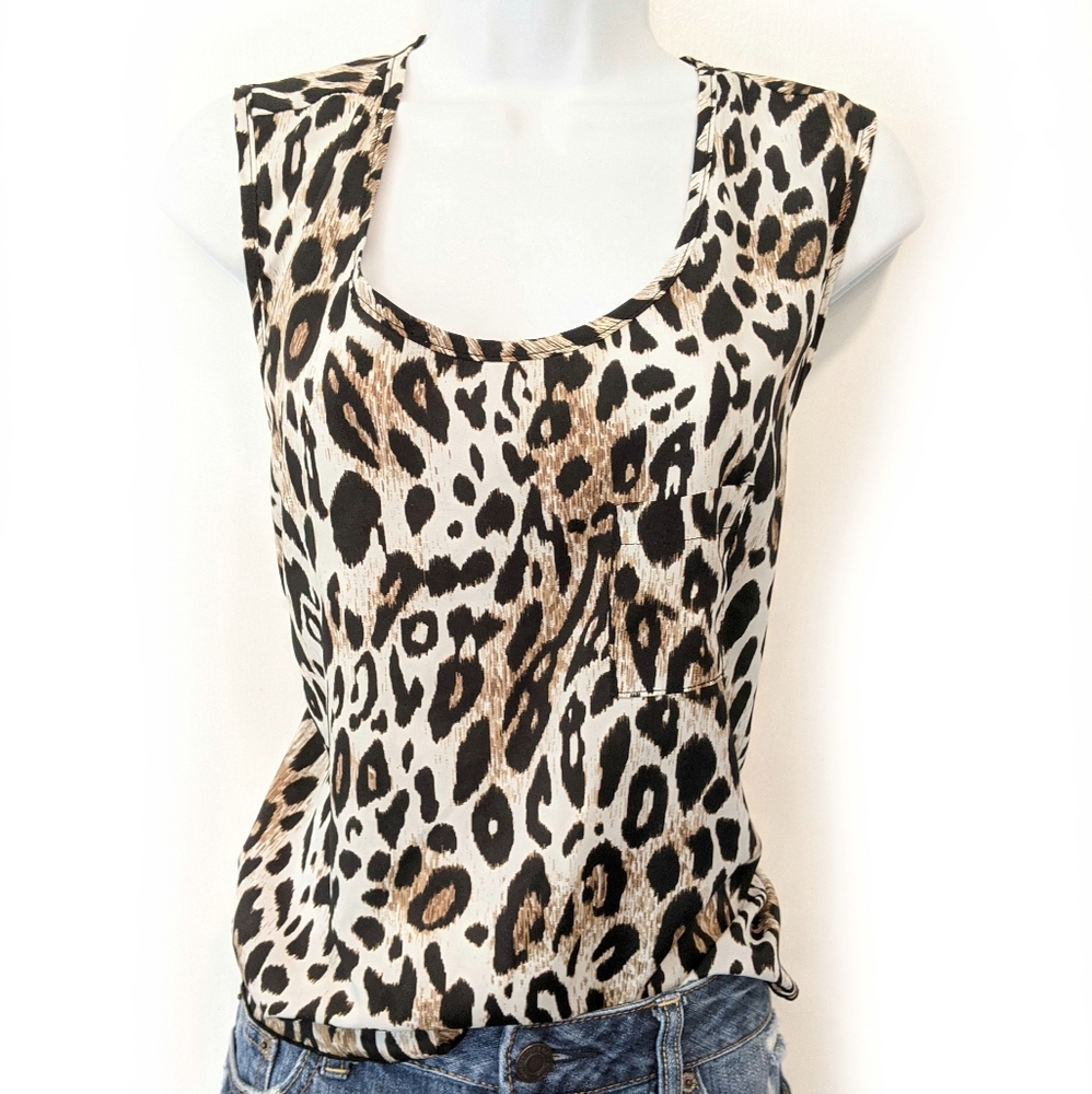 Cheetah Print Tank Top